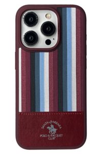 Santa Barbara Polo Racquet Club iPhone 15 Pro Isaac Kapak - Kırmızı