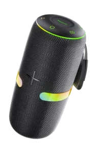 Yesido YSW21 2 Adet 40W ve 2 Adet 20W Dahili Hoparlörlü Harici Mikrofonlu BT 5.0 RGB Kablosuz Hoparlör - Siyah