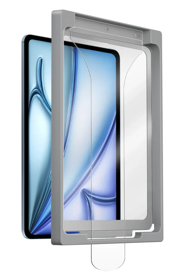 Uniq Apple iPad Air 13 (2024) Optix Exofit Applicator HD Tablet Cam Ekran Koruyucu - Şeffaf