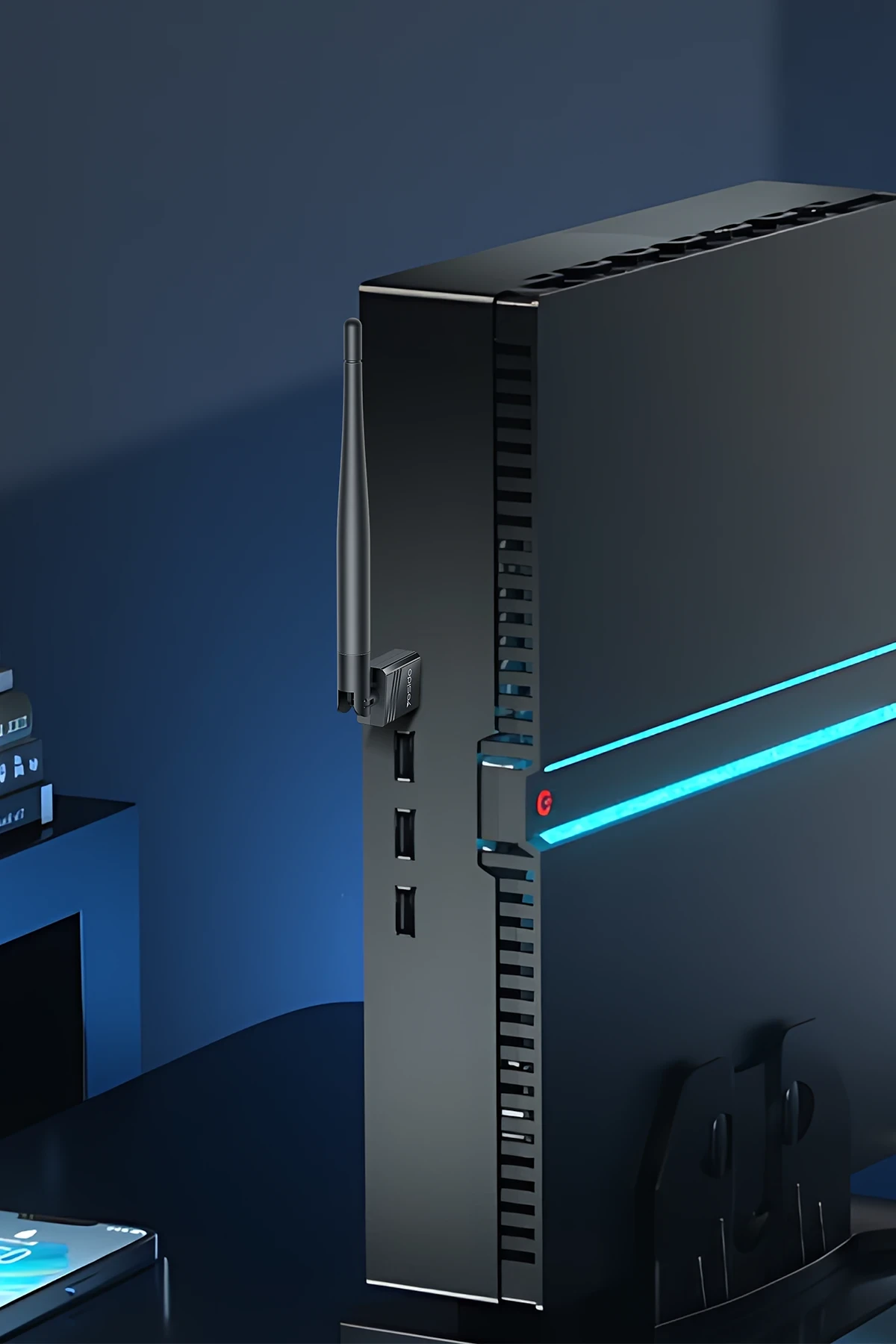 Yesido YP72 Dijital Göstergeli 10.000 mAh Kablosuz Magsafe Powerbank - Siyah - Görsel 2