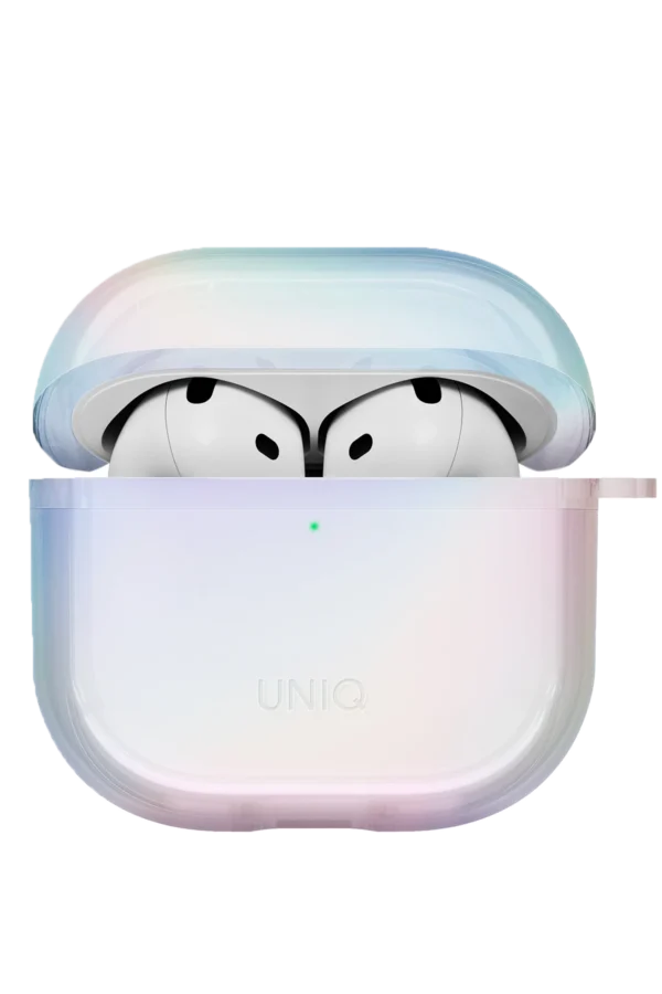 Uniq Airpods 4 (4.nesil) Iridescia Hang Kılıf - Holo Quartz
