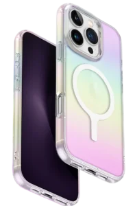 Uniq Apple iPhone 16 Pro Iridescia Magsafe Kapak - Rainbow