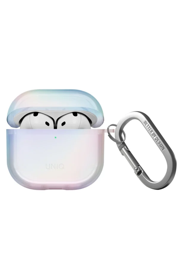 Uniq Airpods 4 (4.nesil) Iridescia Hang Kılıf - Holo Quartz - Görsel 2