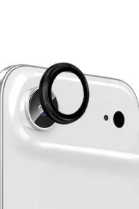 Uniq Apple iPhone 17 Air Optix Alüminyum Kamera Lens Koruyucu - Siyah