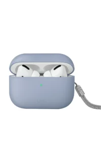 Uniq Airpods Pro 2 (2.nesil) Lino Silikon Kılıf - Mavi