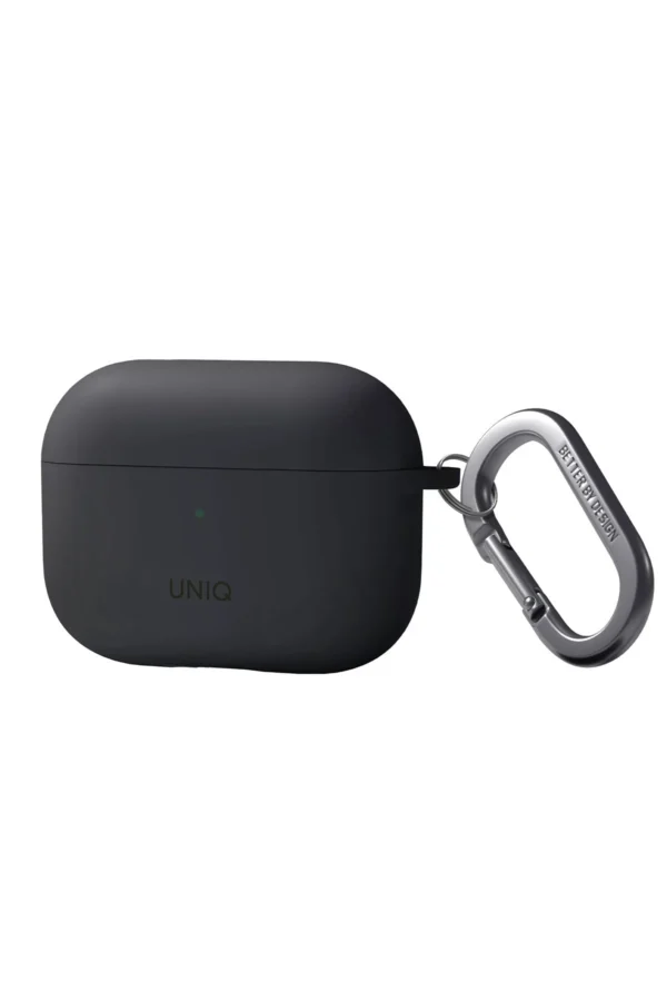 Uniq Airpods Pro 2 (2.nesil) Nexo Silikon Kılıf - Siyah