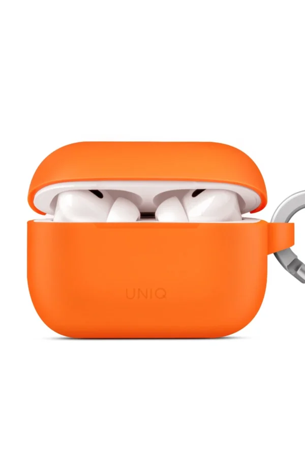 Uniq Airpods Pro 2 (2.nesil) Vencer Silikon Kılıf - Turuncu - Görsel 2