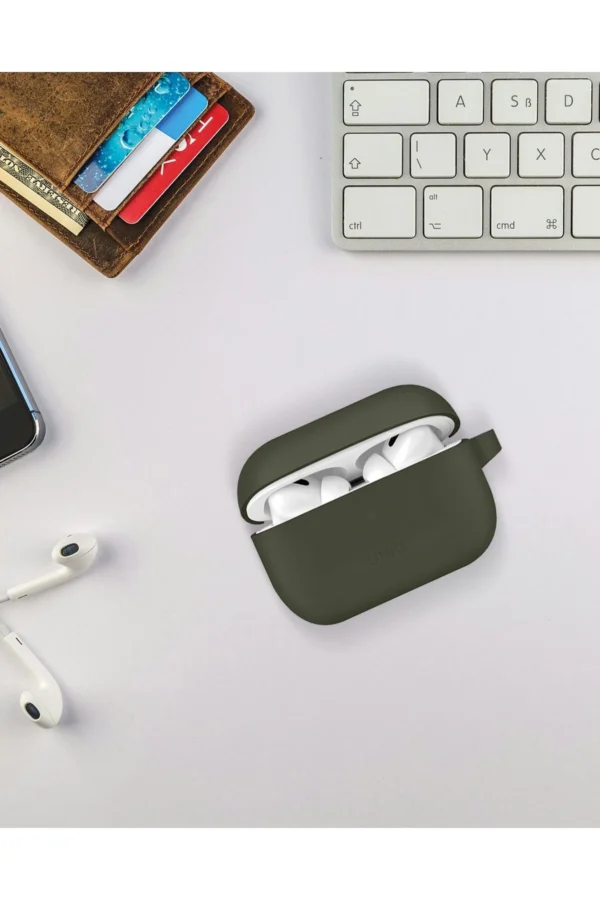 Uniq Airpods Pro 2 (2.nesil) Vencer Silikon Kılıf - Turuncu - Görsel 5