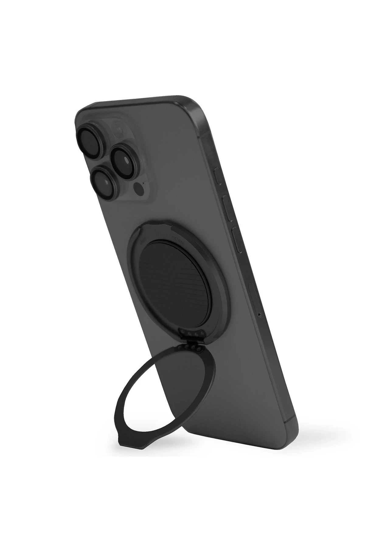 Uniq GripFit Classic 360 Manyetik Magsafe Kickstand Yüzük - Siyah