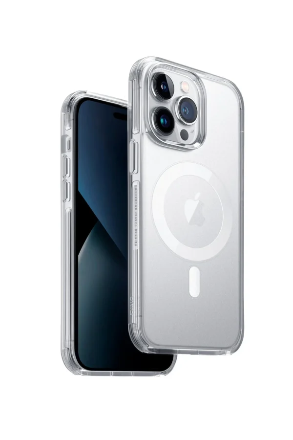 Uniq iPhone 14 Pro Max Combat Magsafe Kapak - Şeffaf