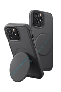 Uniq iPhone 14 Pro Novo Standlı Kapak - Gri