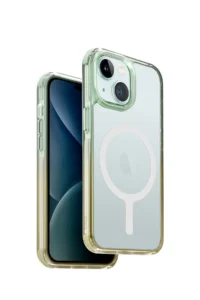 Uniq iPhone 15 Combat Duo Magsafe Kapak - Yeşil