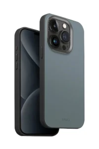 Uniq iPhone 15 Pro Max Lyden DS Magsafe Kapak - Lacivert