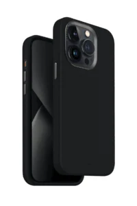 Uniq iPhone 15 Pro Max Lyden Magsafe Deri Kapak - Siyah