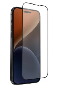 Uniq iPhone 15 Pro Max Optix Mat Ekran Koruyucu - Siyah