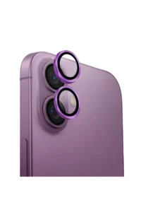 Uniq iPhone 16 Optix Alüminyum Kamera Lens Koruyucu - Pembe