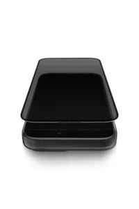 Uniq iPhone 16 Plus Optix Hayalet Cam Ekran Koruyucu - Siyah