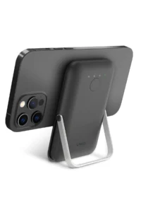 Uniq Hoveo 5.000mAh Manyetik PD Kablosuz Type-C Standlı Powerbank - Gri