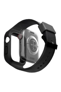 Uniq Watch 45mm Monos 2 in 1 Silikon Kordon - Siyah