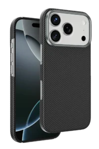 Keephone Apple iPhone 17 Pro Max Kevlar Sweden Magsafe Kılıf - Siyah