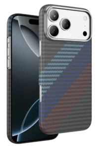 Keephone Apple iPhone 17 Pro Max Kevlar Woven Magsafe Kılıf - Siyah