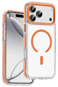 Keephone Apple iPhone 17 Pro Max Shockstar Magsafe Kapak - Turuncu