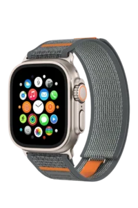 Keephone Apple Watch Ultra 2 49mm Musse Kumaş Kordon - Gri