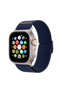 Keephone Apple Watch Ultra 2 49mm Navas Kumaş Kordon - Lacivert