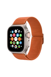 Keephone Apple Watch Ultra 2 49mm Navas Kumaş Kordon - Turuncu