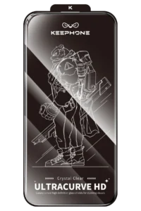 Keephone iPhone 14 Plus UltraCurve HD 3D Cam Ekran Koruyucu - Siyah