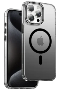 Keephone iPhone 15 Pro Max Aurora Pro Magsafe Kılıf - Siyah