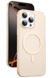 Keephone iPhone 16 Pro Max AirSkin Pro Magsafe Kılıf - Çöl Titanyum