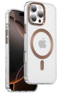 Keephone iPhone 16 Pro Max Dazzle Pro Matte Magsafe Kılıf - Çöl Titanyum