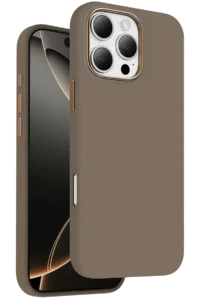 Keephone iPhone 16 Pro Max Rosana Silikon Kılıf - Çöl Titanyum